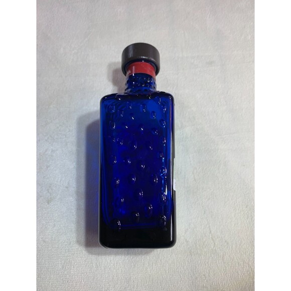 Xicote Tequila Añejo Bottle Empty Cobalt Blue Orange Rare Collect Decor Crafter - Picture 5 of 8